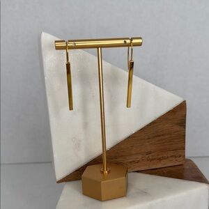 Vintage Estate Gold Drop Earrings lot E38